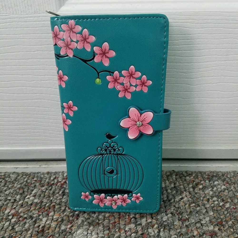 Large leather wallet